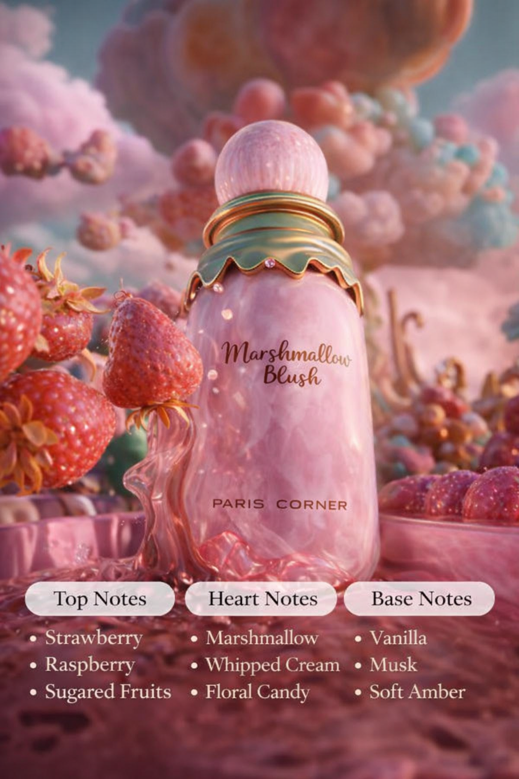 Marshmallow blush by Paris Corner