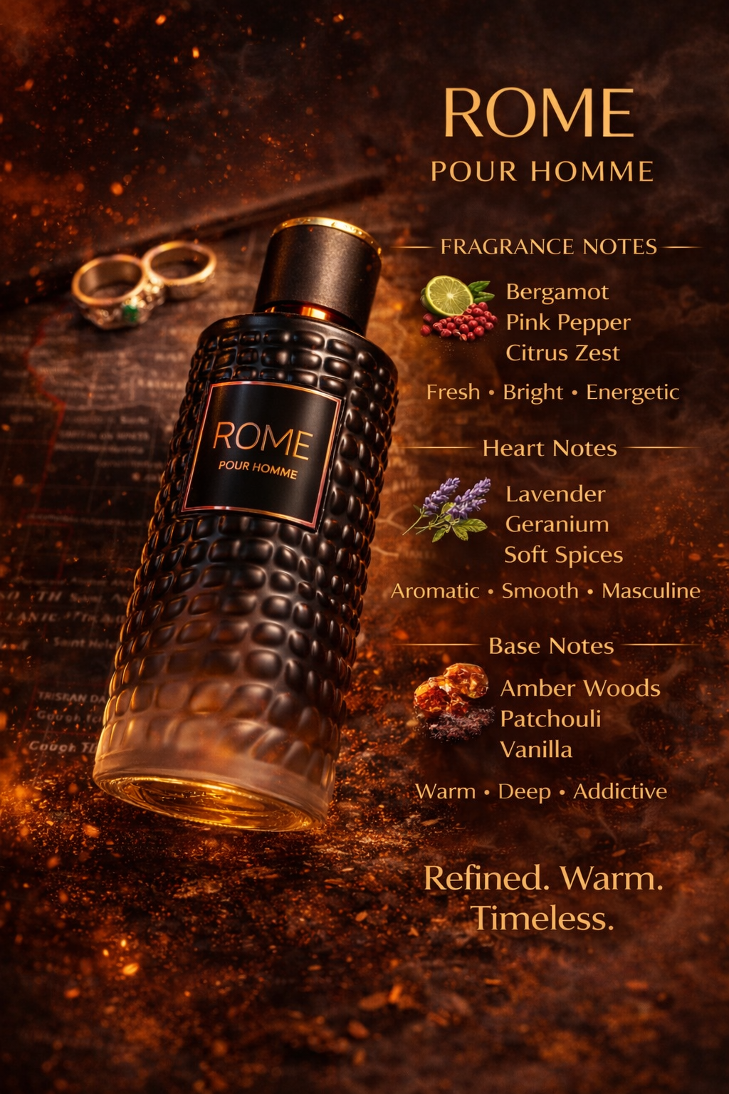 Rome Pour Homme 3.4 oz