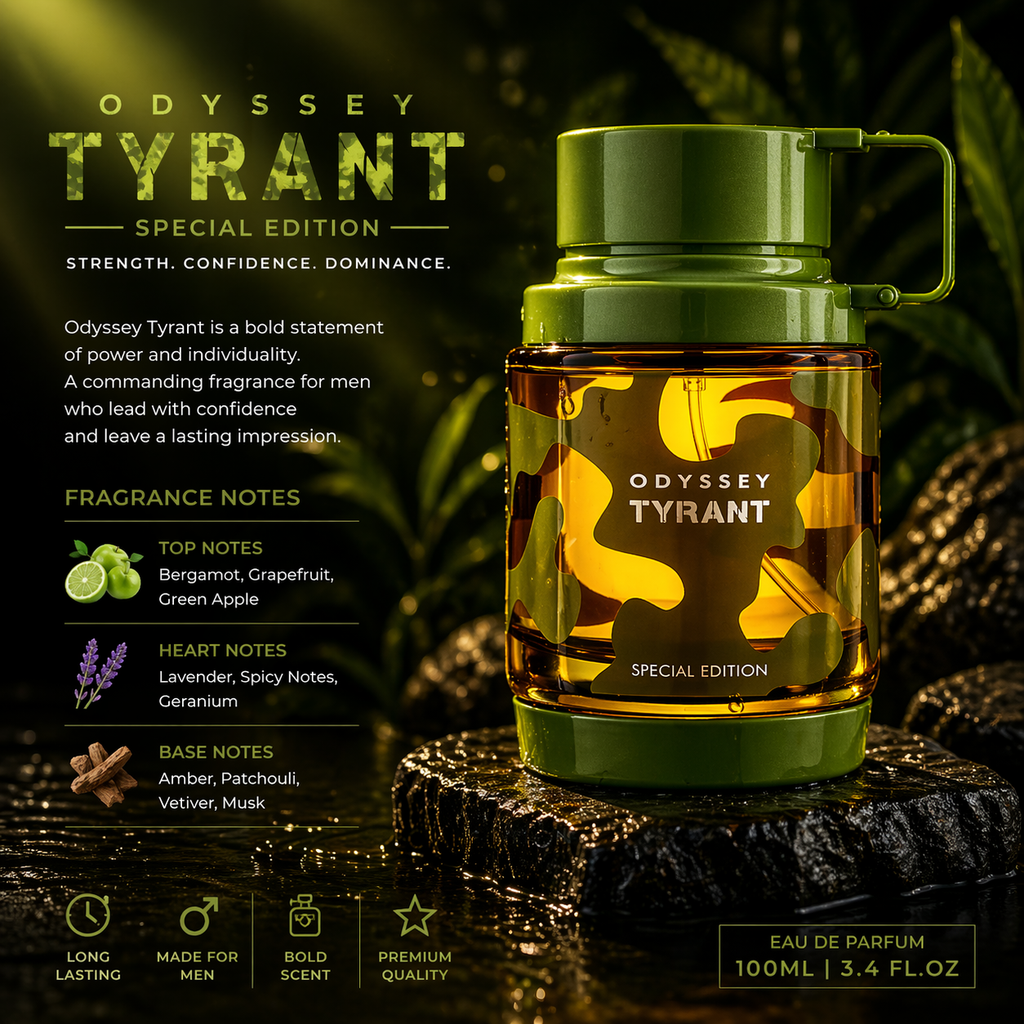 ARMAF Odyssey Tyrant Special Edition Gift Set for Men – 4 Piece Collection