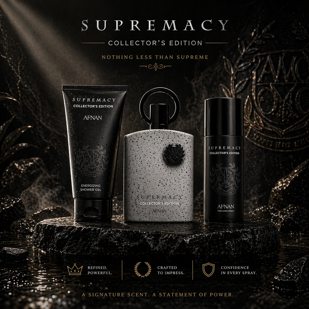 AFNAN Supremacy Collector’s Edition Gift Set for Men – 3 Piece Luxury Collection