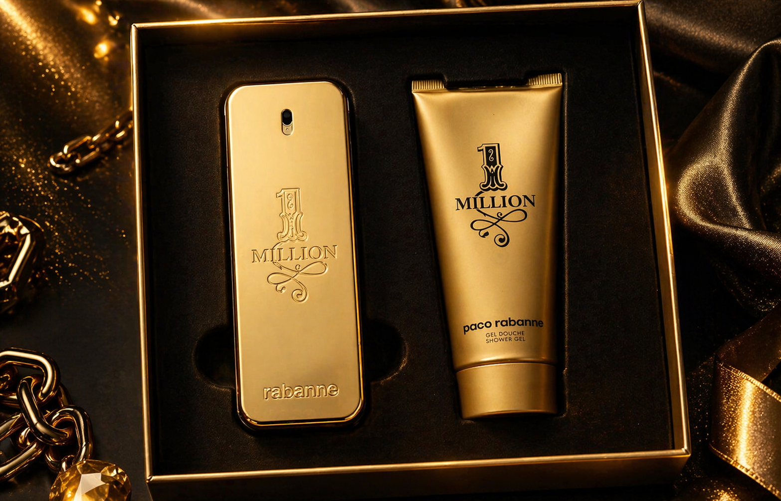 Paco Rabanne 1 Million Gift Set – 100 ml EDT + Shower Gel
