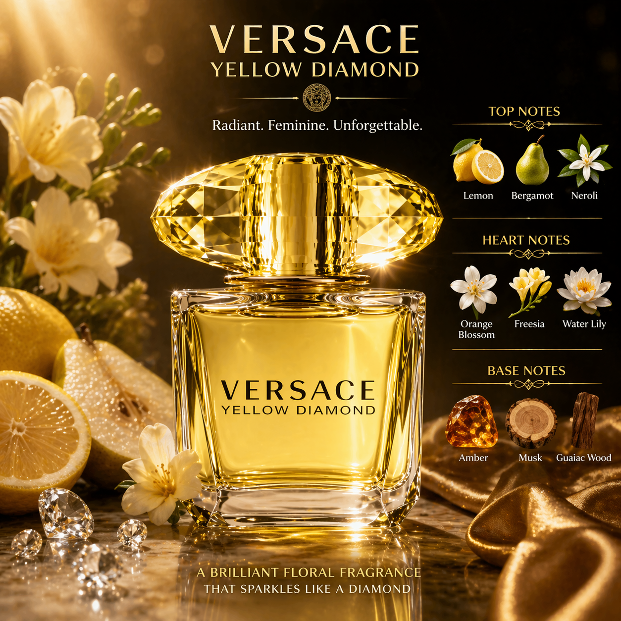 Versace Yellow Diamond Gift Set – Luxury Fragrance Collection