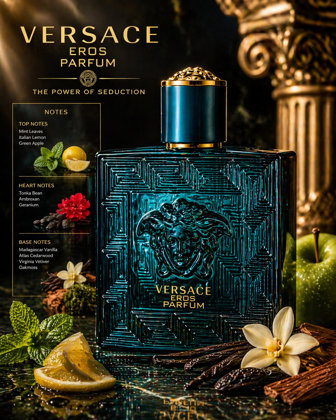 Versace Eros Parfum Gift Set – Luxury Men’s Fragrance Collection