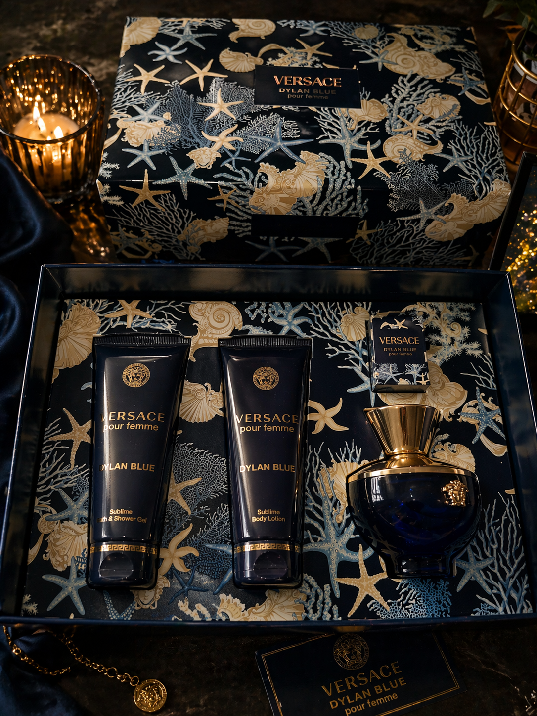 Versace Dylan Blue Pour Femme Gift Set – Elegant Fragrance Collection