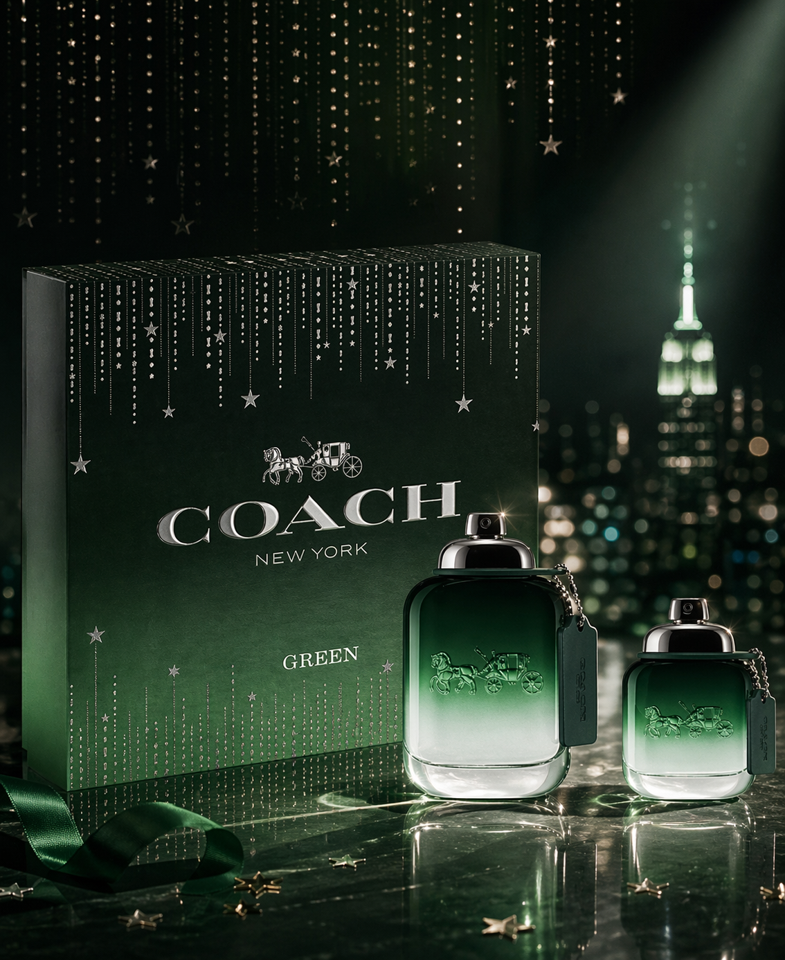 Coach Green Gift Set