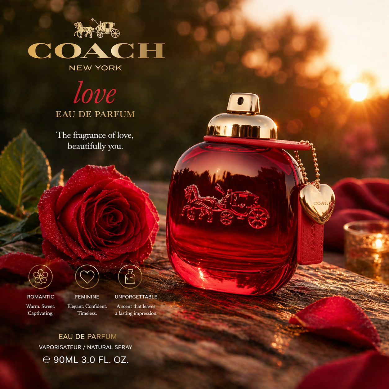 Coach Love Eau de Parfum (90ml / 3.0 fl oz)