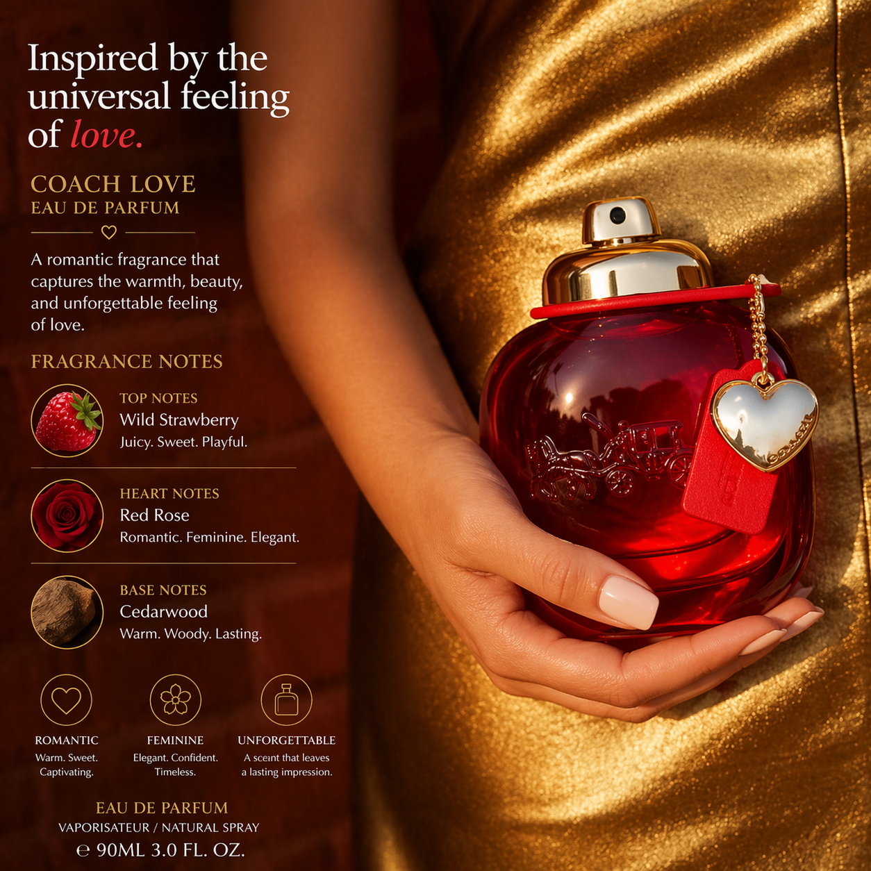 Coach Love Eau de Parfum (90ml / 3.0 fl oz)