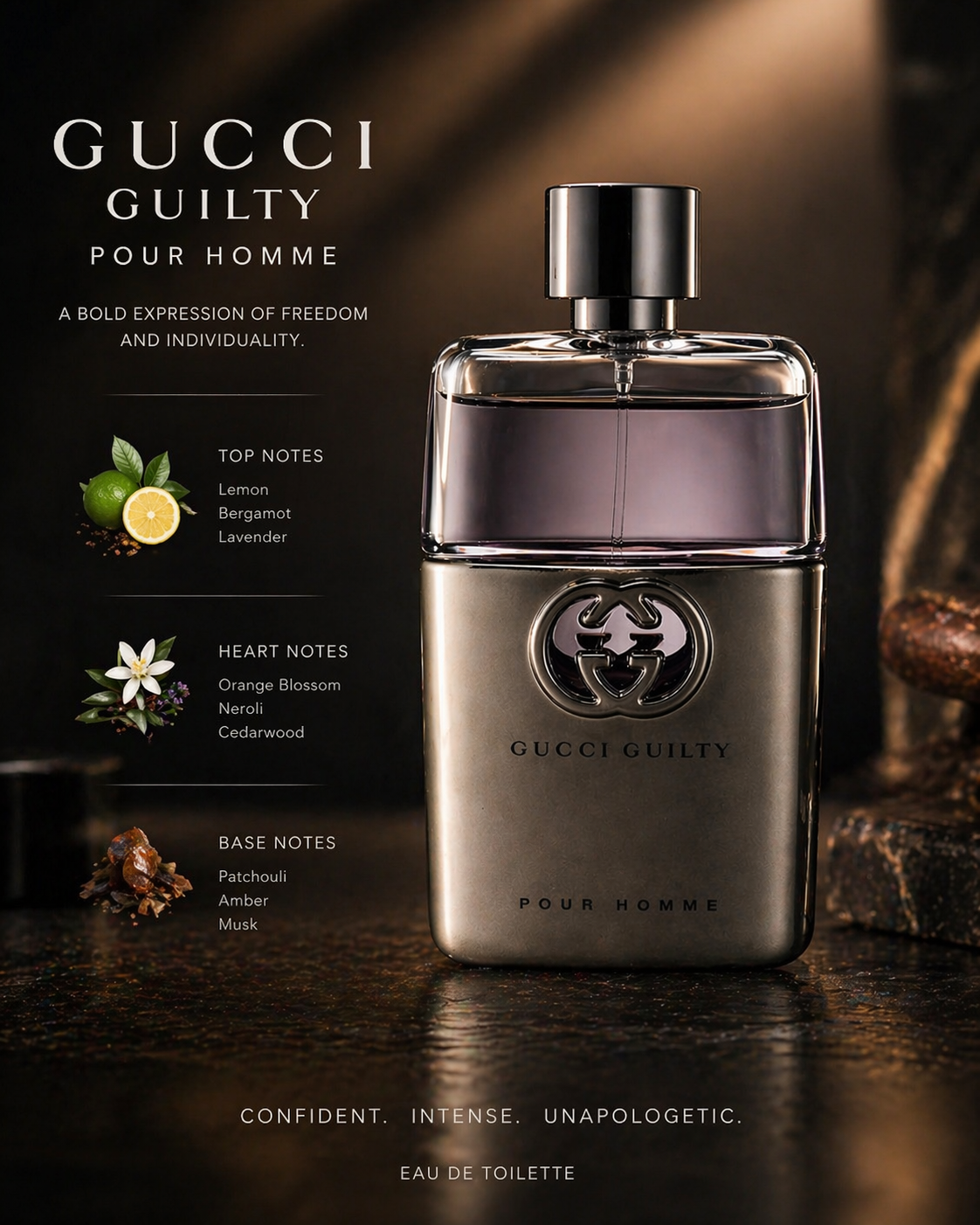 GUCCI GUILTY POUR HOMME COLLECTION