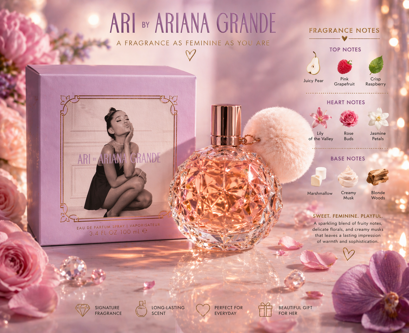 Ariana Grande Ari 3-Piece Gift Set